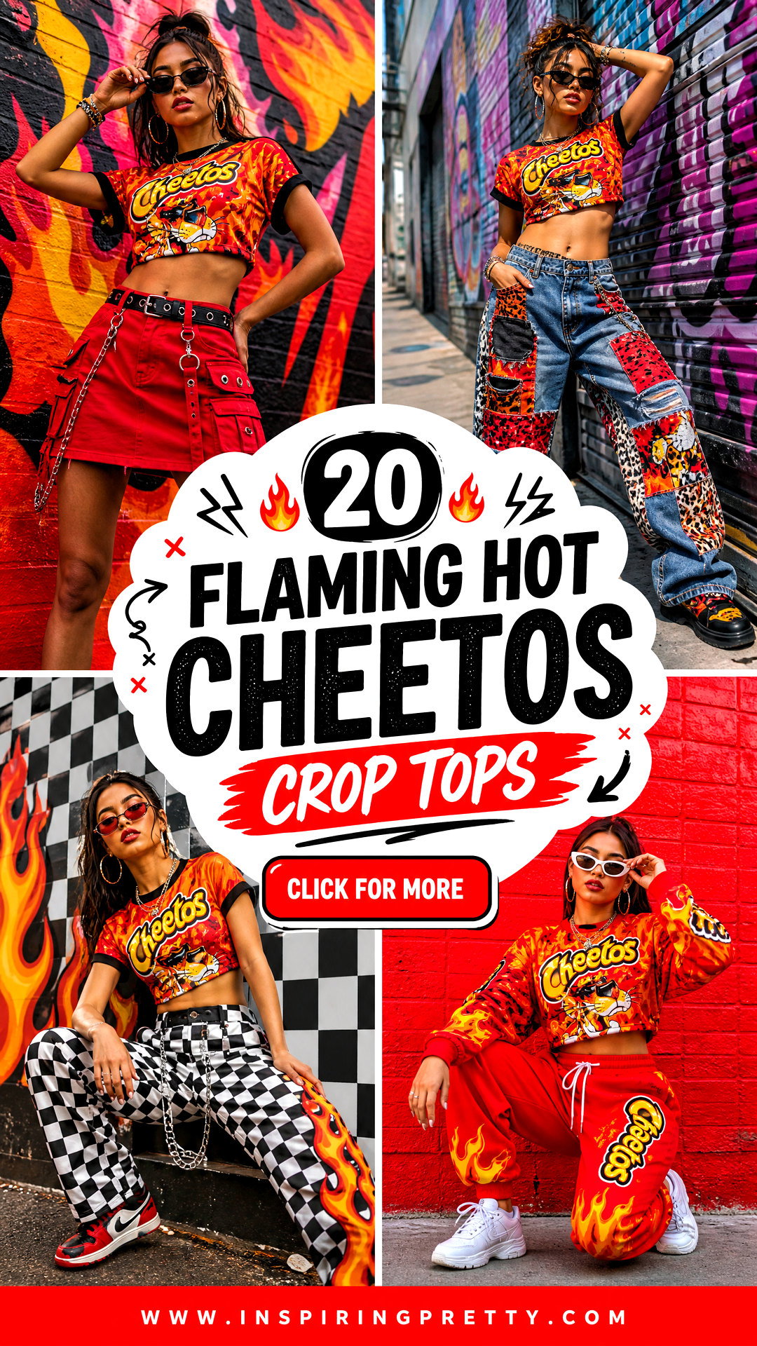 20 Flaming Hot Cheetos Crop Tops for Bold Streetwear Fans - 20 Flaming Hot Cheetos Crop Tops for Bold Streetwear Fans