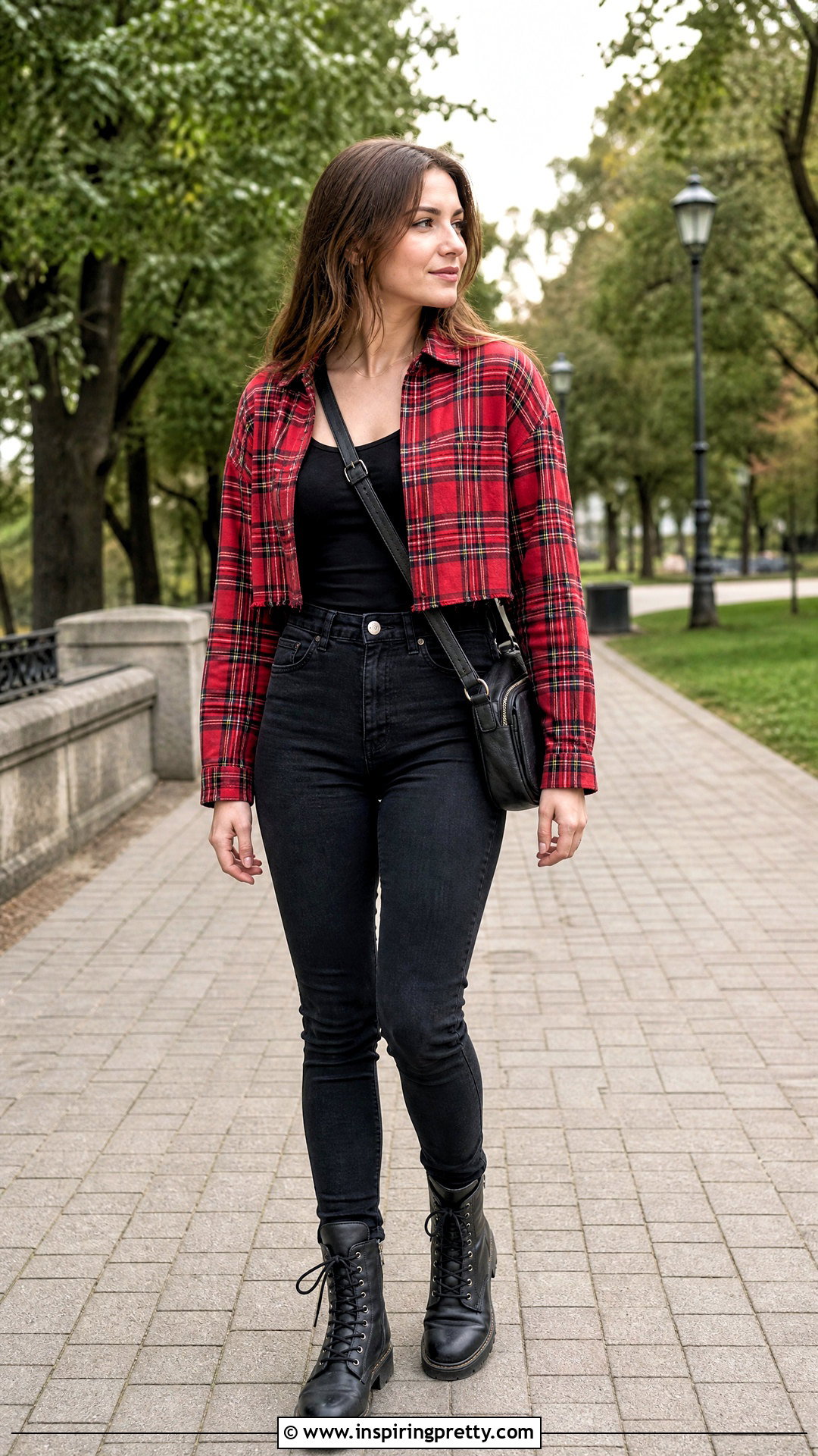 Flannel DIY Crop Top - 50 crop top diy ideas