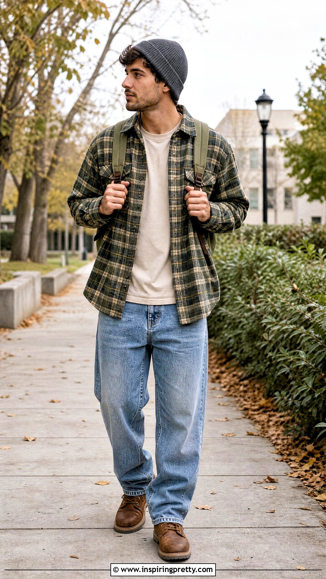 Flannel Shirt With Baggy Jeans - 20 tops to wear with baggy jeans men