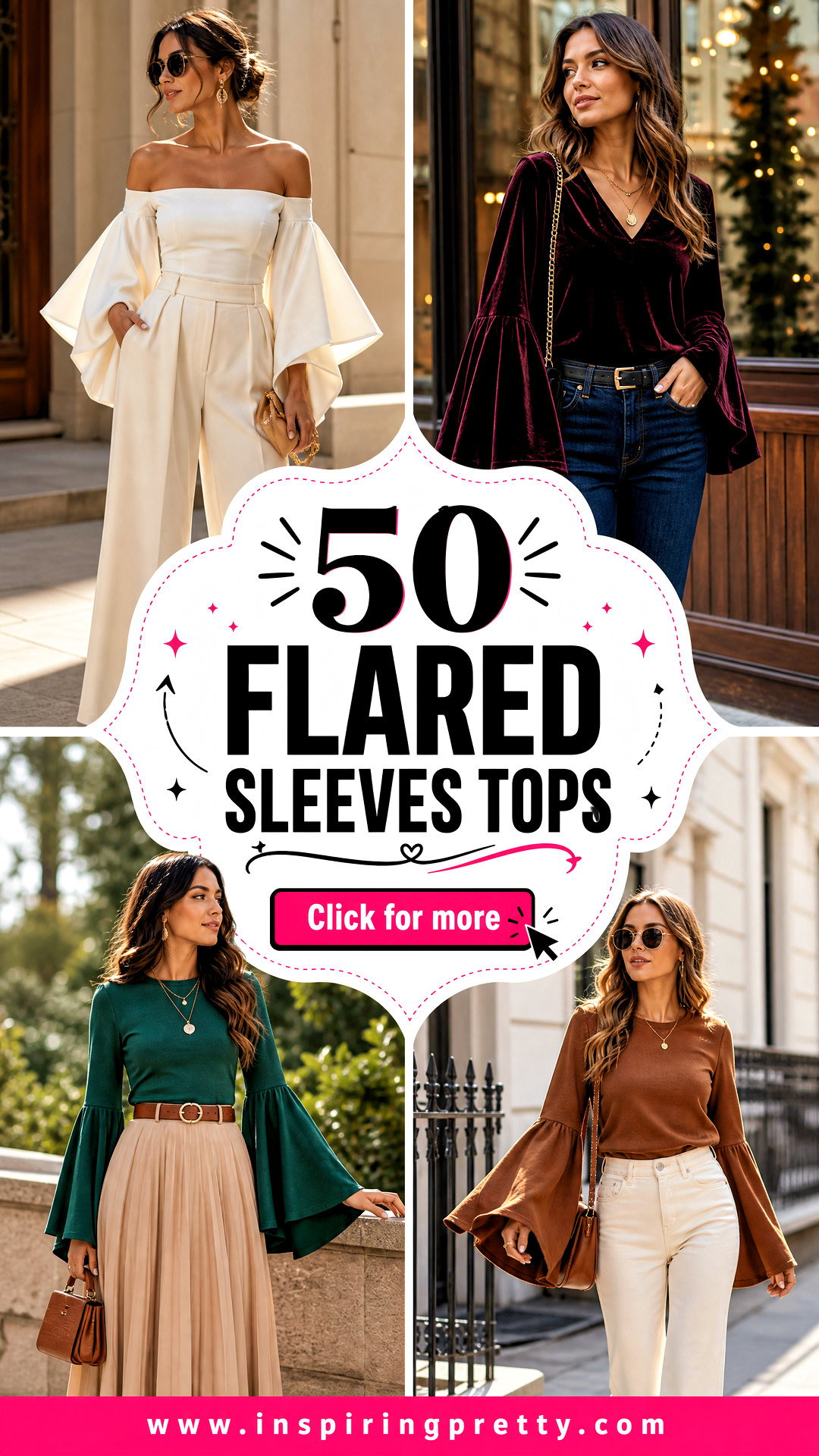 50 Flared Sleeves Tops Chic Looks for Every Season to Try - 50 Flared Sleeves Tops: Chic Looks for Every Season to Try