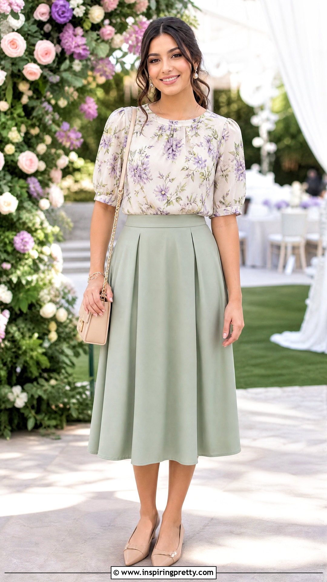 Floral Blouse Quinceanera Outfit - 25 quinceanera tops outfit ideas