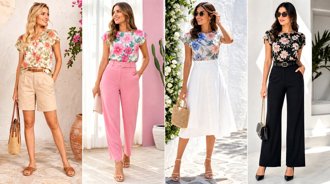 50 Floral Tops Outfit Ideas for Feminine Style to Try