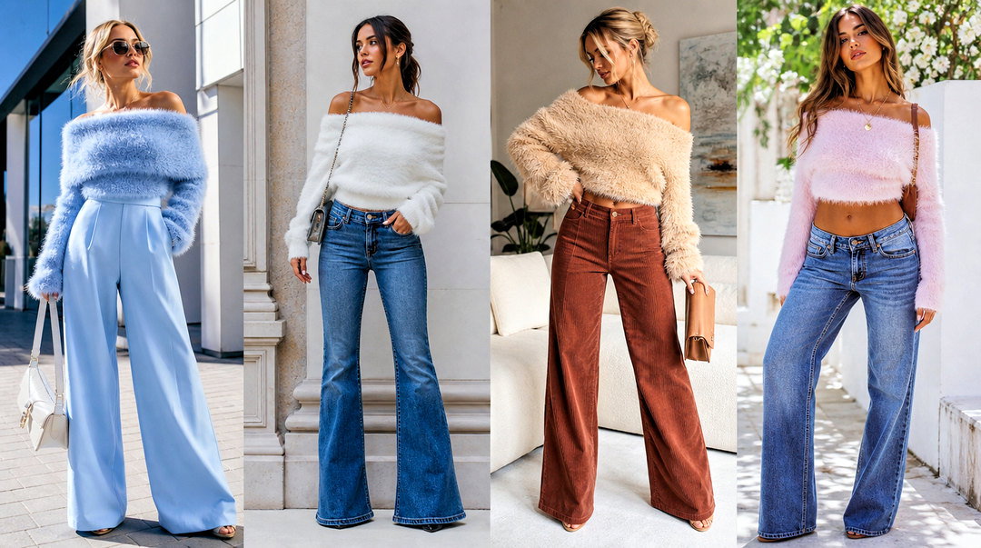 25 Fluffy Off the Shoulder Top Outfit Ideas Cozy-Chic Looks