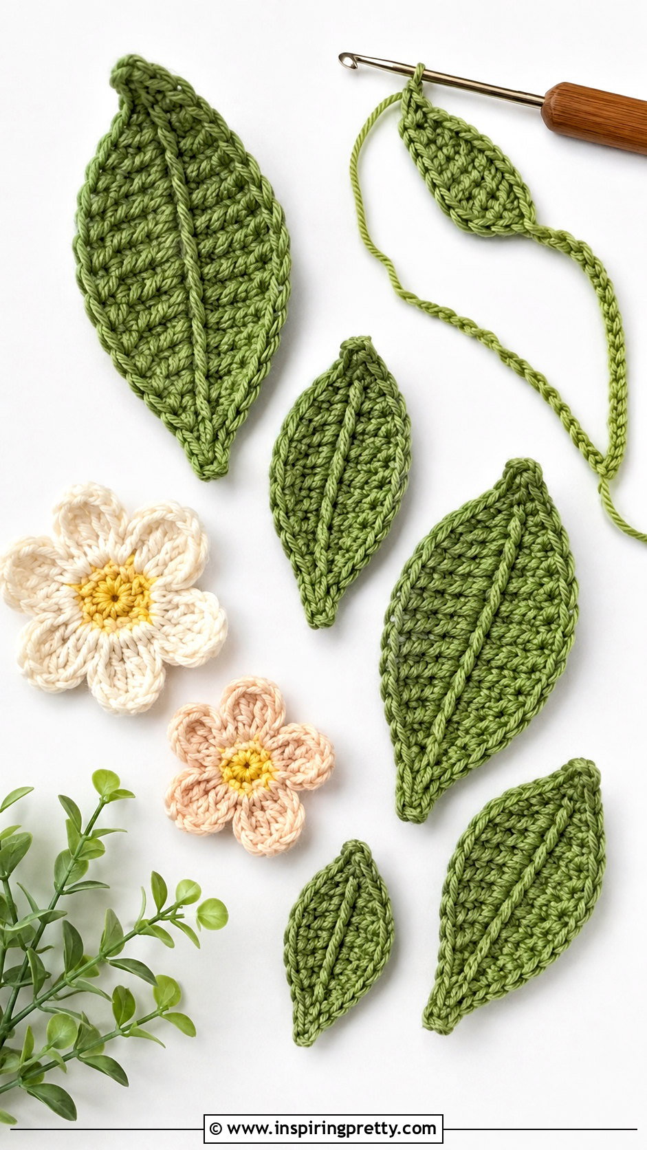 Foglia AllUncinetto - 50 top uncinetto tutorial italiano ideas