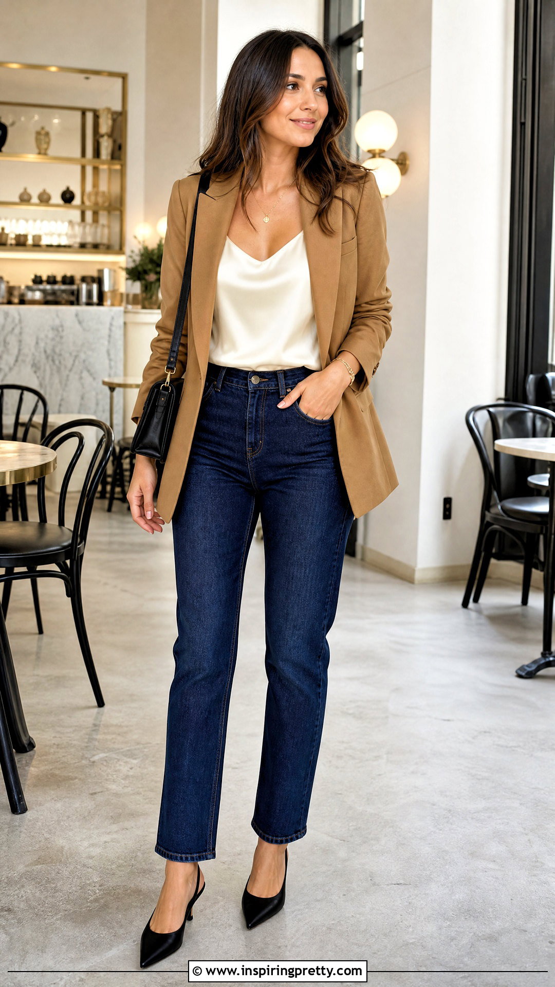 Forever New Camisole Top With Blazer And Jeans - 20 Forever New Tops Women's