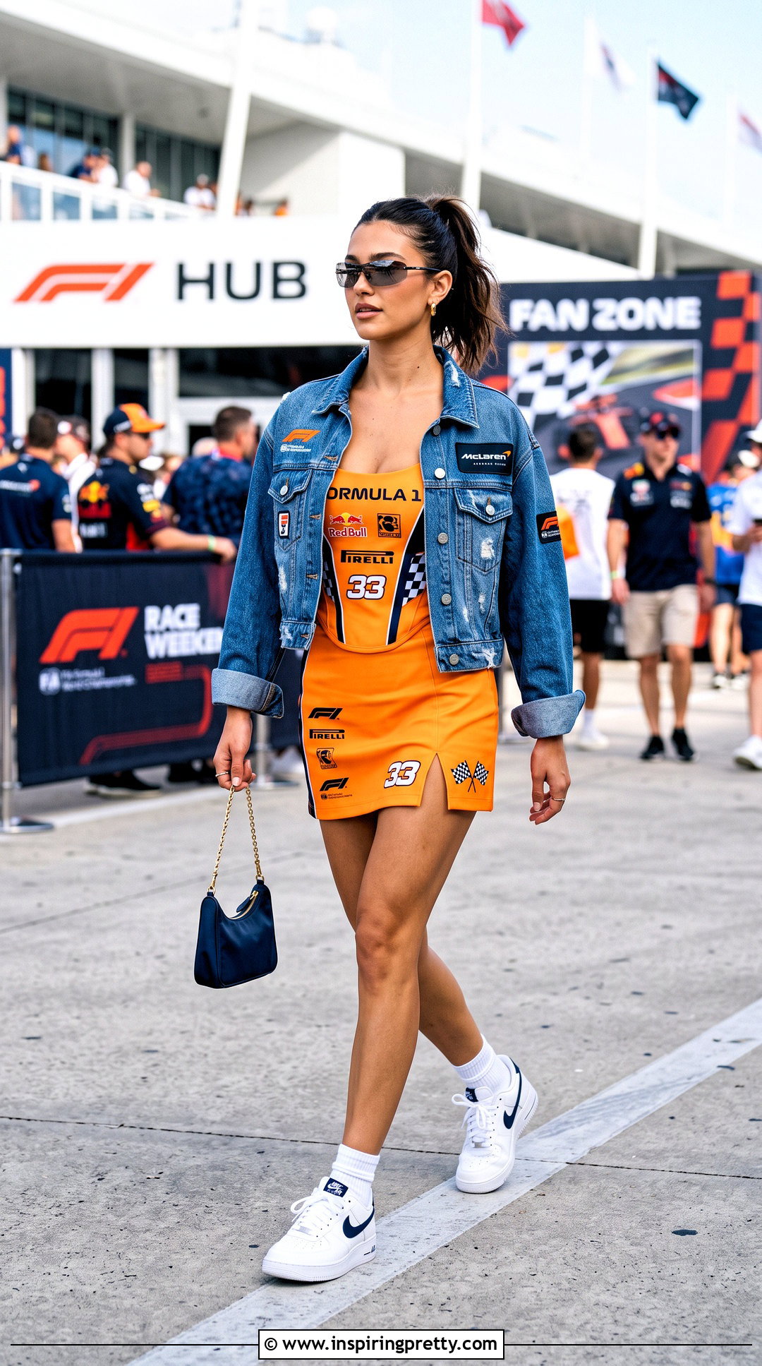 Formula Corset Top With Matching Mini Skirt - 25 Formula 1 Corset Top outfit ideas