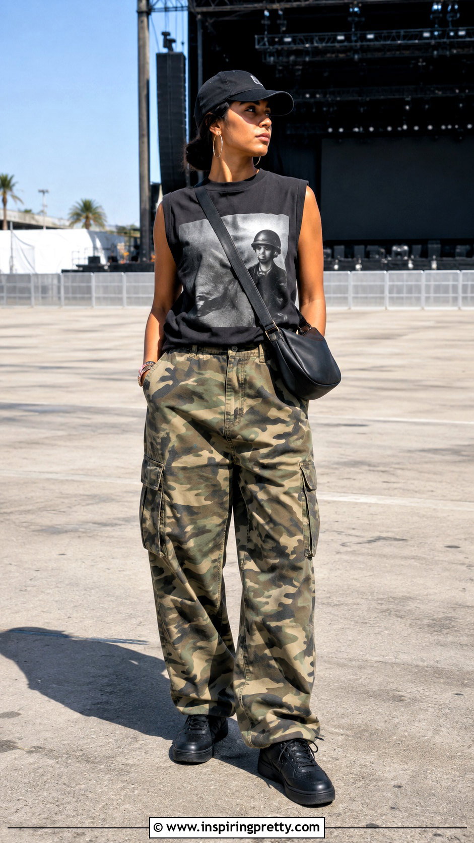 Frank Ocean Tank Top With Camouflage Pants - 25 Frank Ocean Tank Top outfit ideas