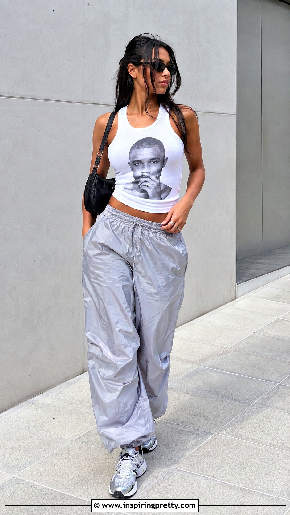 Frank Ocean Tank Top With Parachute Pants - 25 Frank Ocean Tank Top outfit ideas