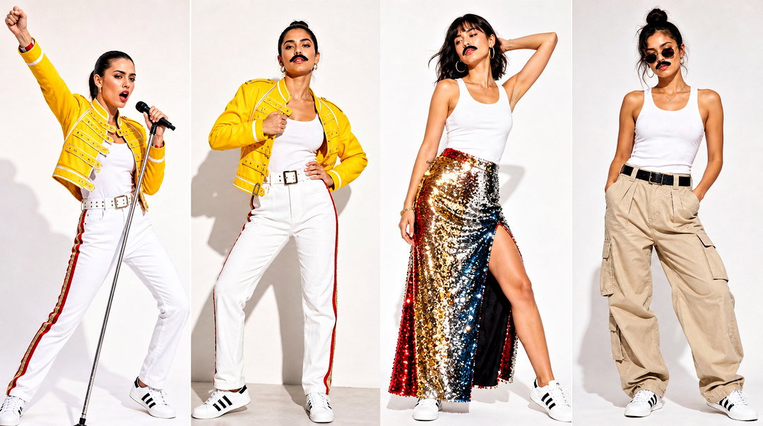 20 Freddie Mercury White Tank Top Outfit Ideas for Iconic Looks