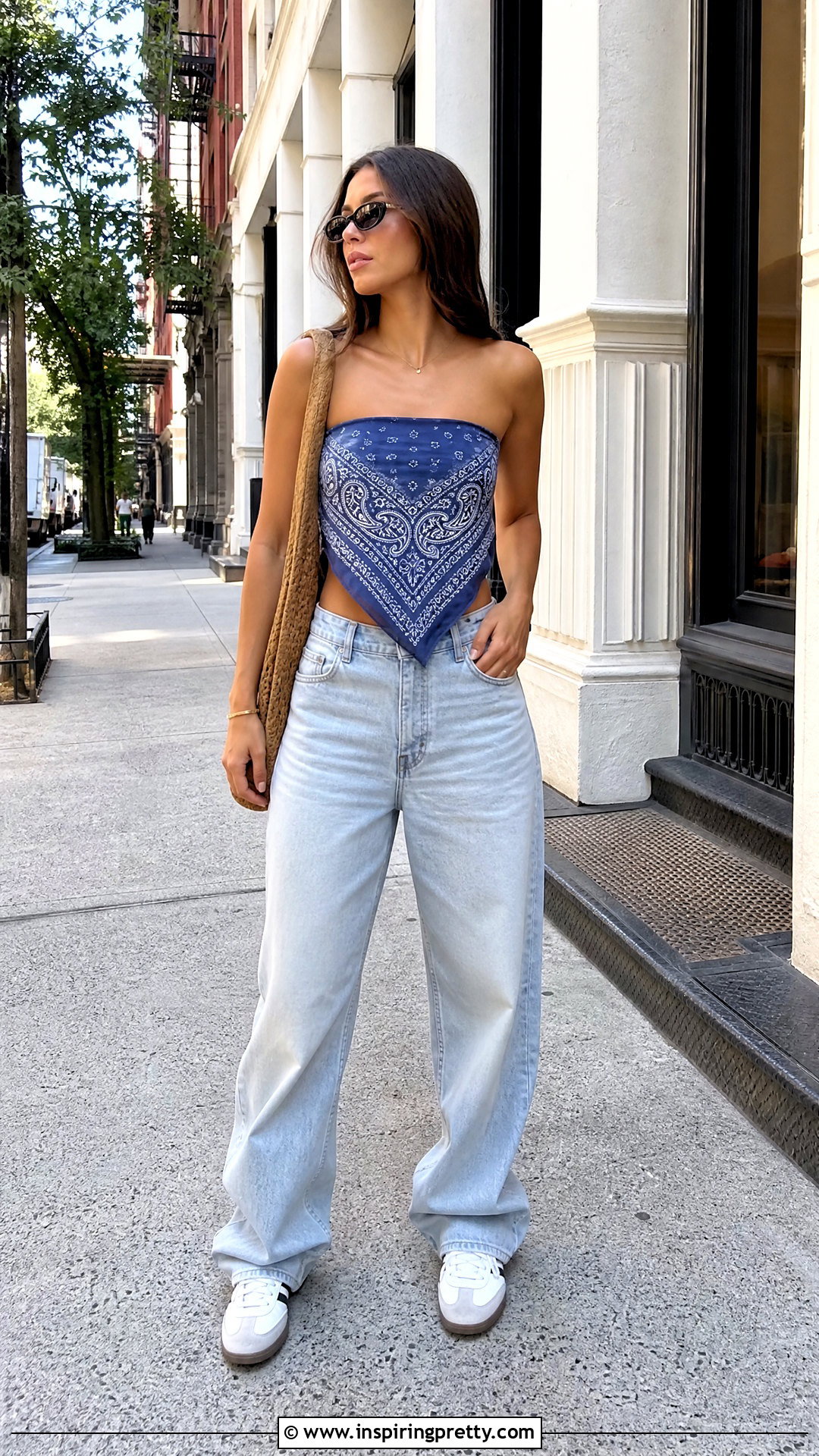 Free People Bandana Top With Baggy Jeans - 25 free people bandana top outfit ideas