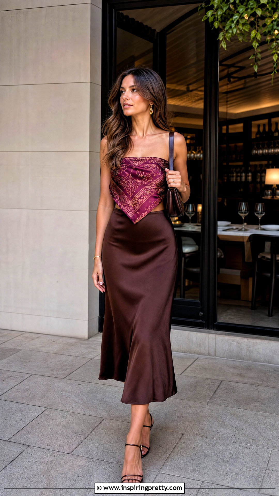 Free People Bandana Top With Satin Midi Skirt - 25 free people bandana top outfit ideas