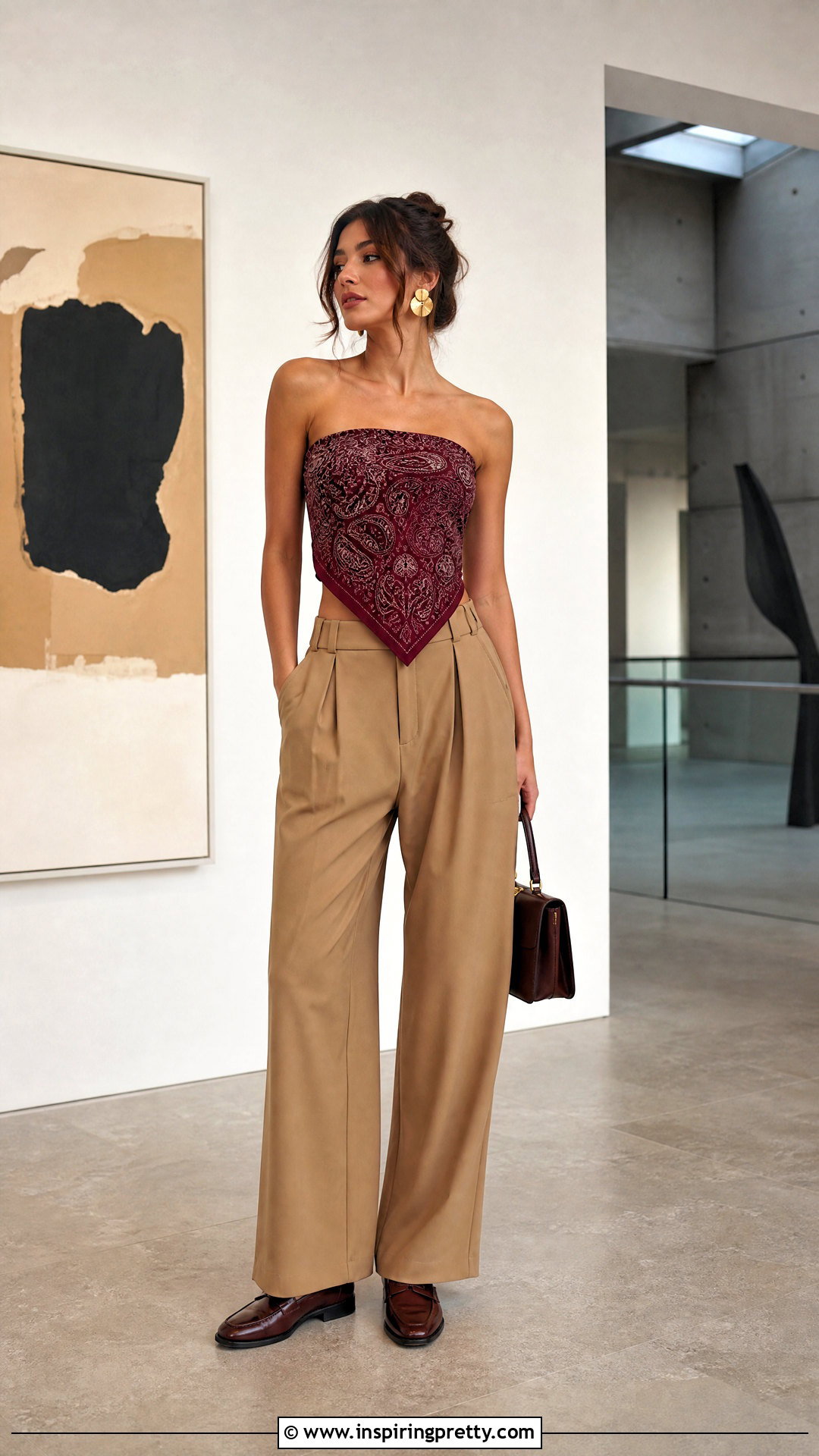 Free People Bandana Top With Tailored Trousers - 25 free people bandana top outfit ideas
