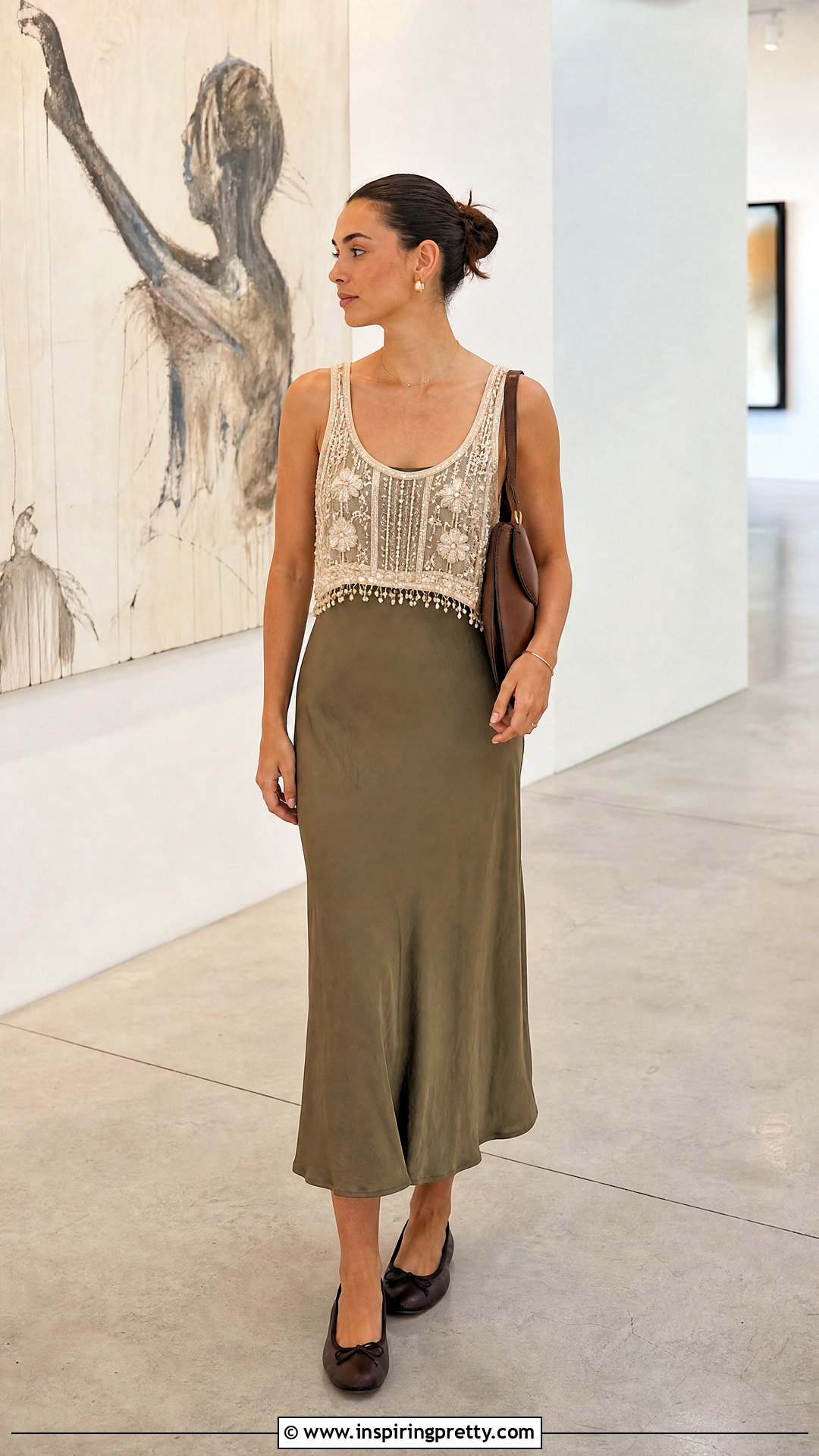 Free People Beaded Top Over Slip Dress With Flats - 25 free people beaded top outfit ideas