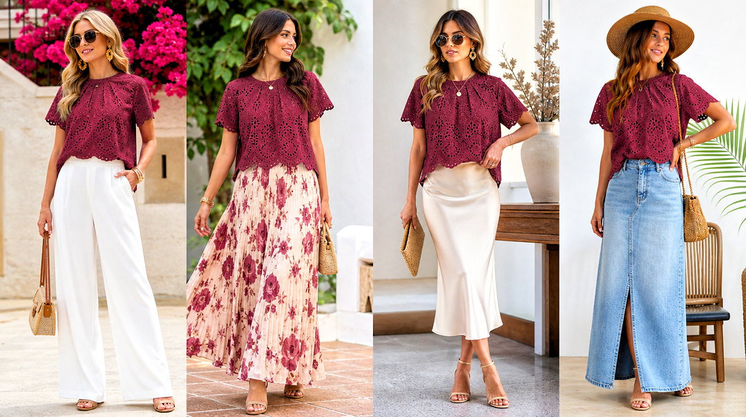 20 Free People Maisie Cutwork Top Outfit Ideas to Inspire