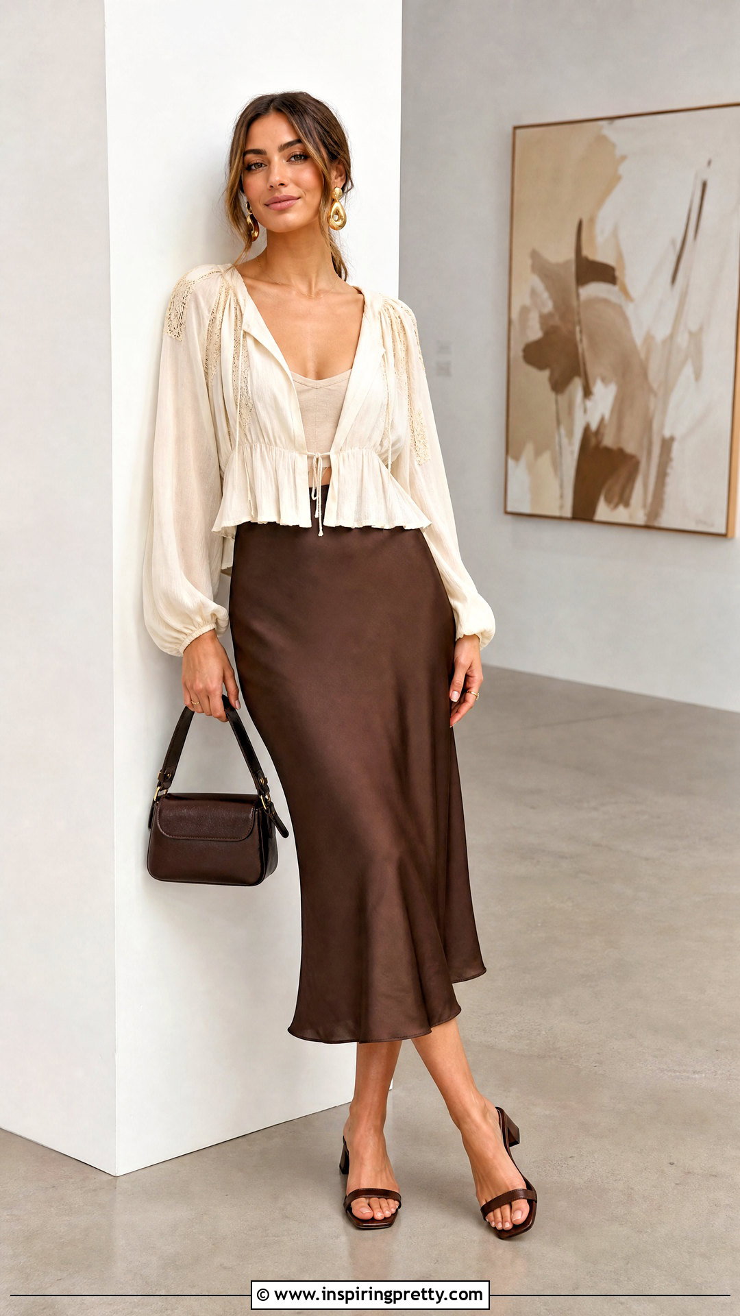 Free People Padma Top With Satin Midi Skirt - 20 Free People Padma Top outfit ideas