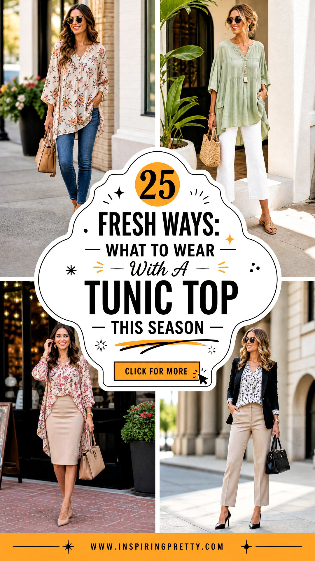 25 Fresh Ways What To Wear With A Tunic Top This Season - 25 Fresh Ways: What To Wear With A Tunic Top This Season