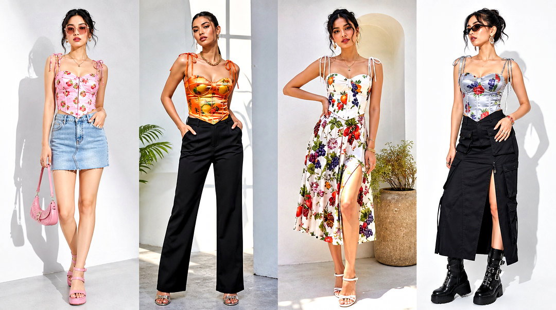 25 Fruitsaladvintage Tops Outfit Ideas for Retro Style