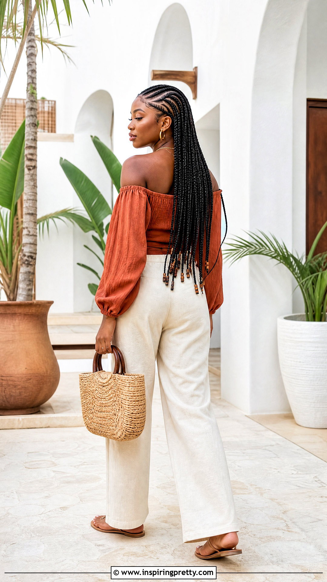 Fulani Braids With Off Shoulder Top - 50 off shoulder top hairstyle ideas