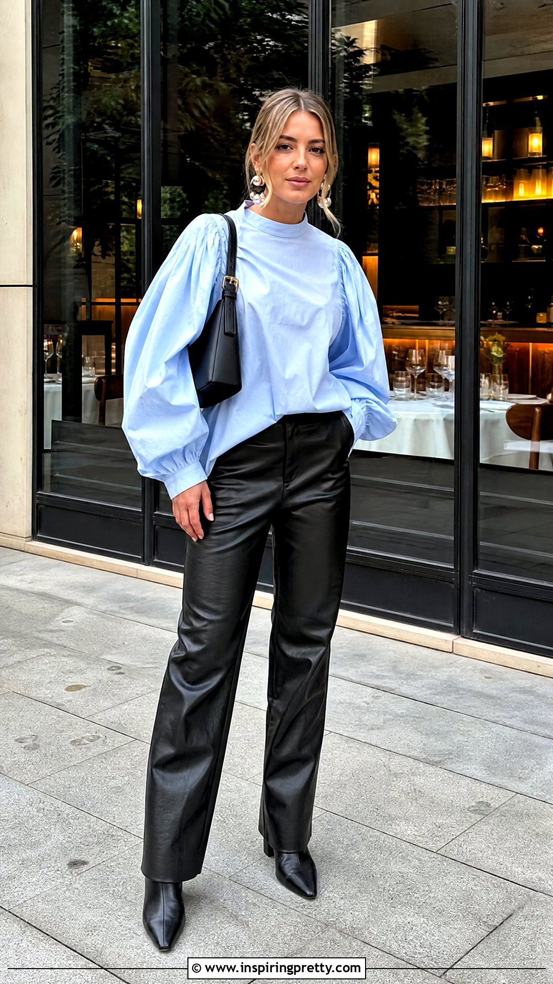 Ganni Inspired Balloon Sleeve Top Outfit - 25 Ganni Inspired Top outfit ideas