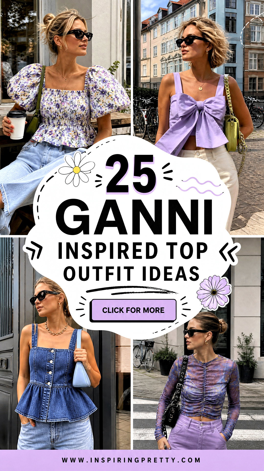 25 Ganni Inspired Top Outfit Ideas for Chic Scandi Style - 25 Ganni Inspired Top Outfit Ideas for Chic Scandi Style