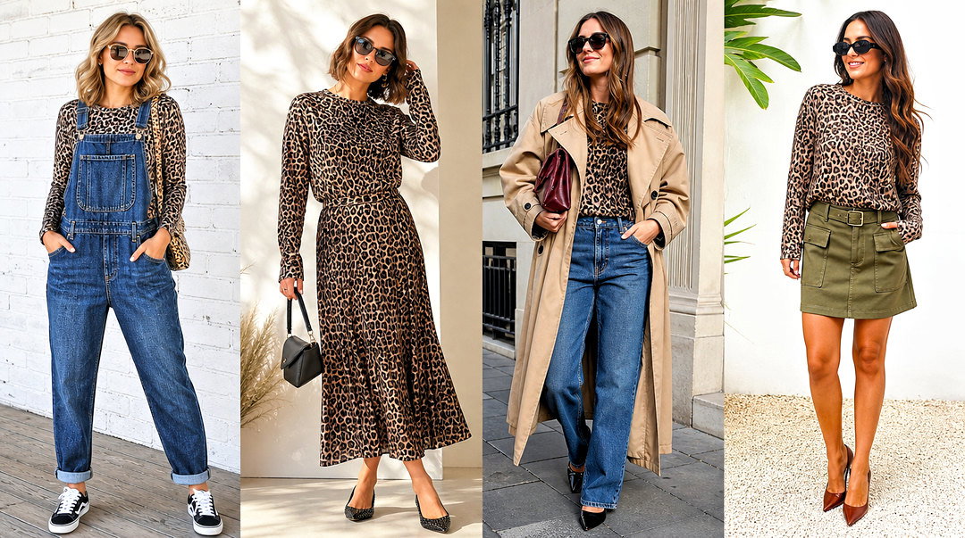 20 Ganni Leopard Print Top Outfit Ideas for Bold Dressers