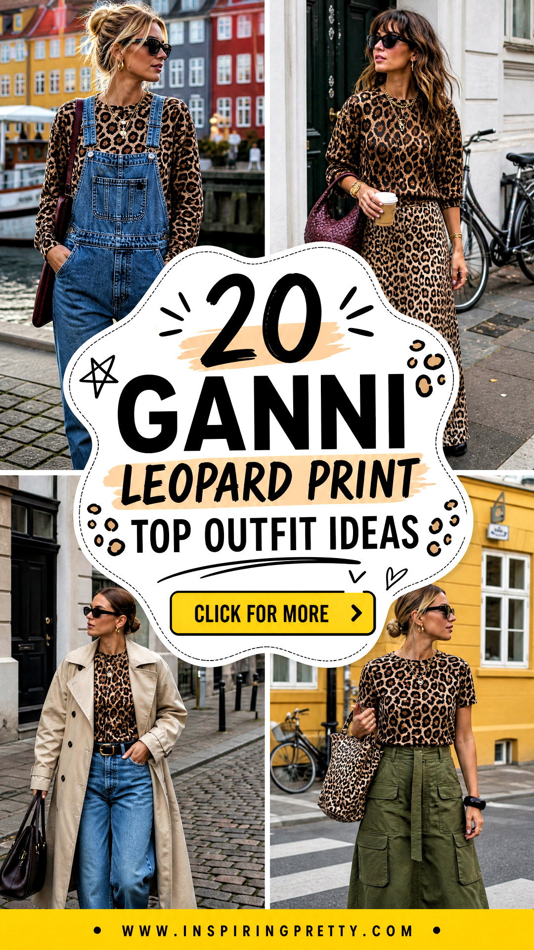 20 Ganni Leopard Print Top Outfit Ideas for Bold Dressers - 20 Ganni Leopard Print Top Outfit Ideas for Bold Dressers