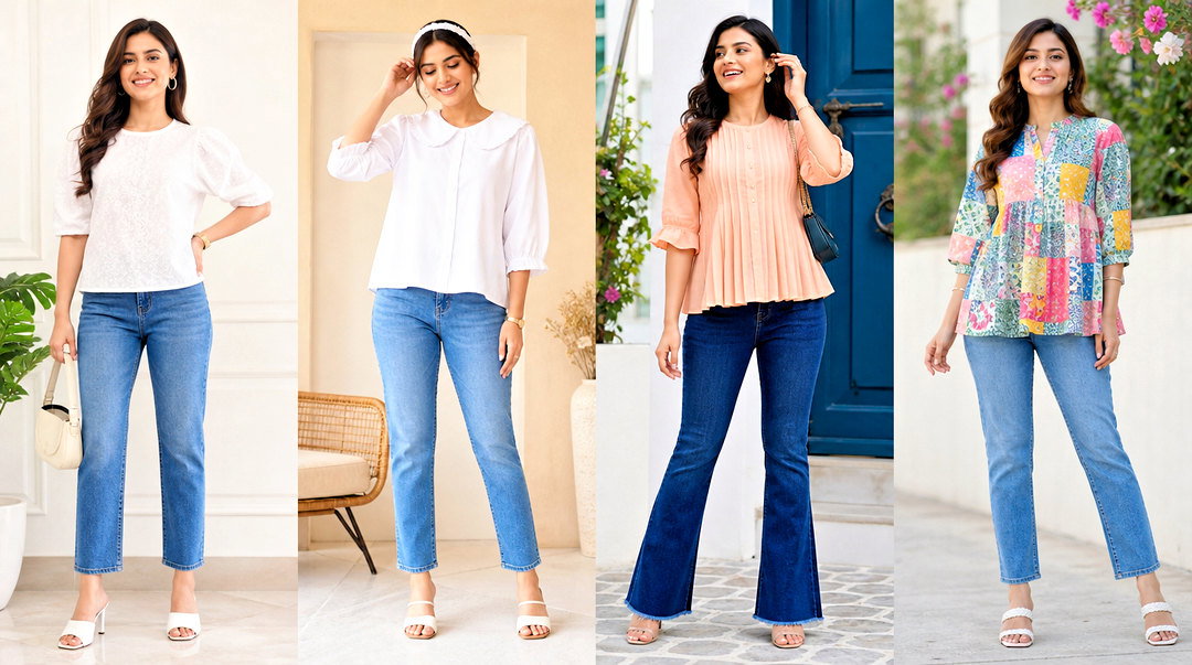 25 Girls Cotton Top Design for Jeans Ideas for Easy Days