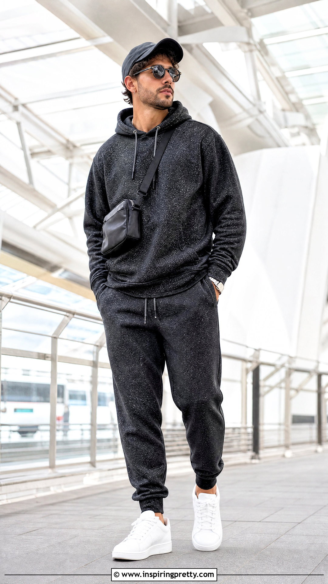 Glitter Hoodie With Matching Joggers - 20 mens glitter tops