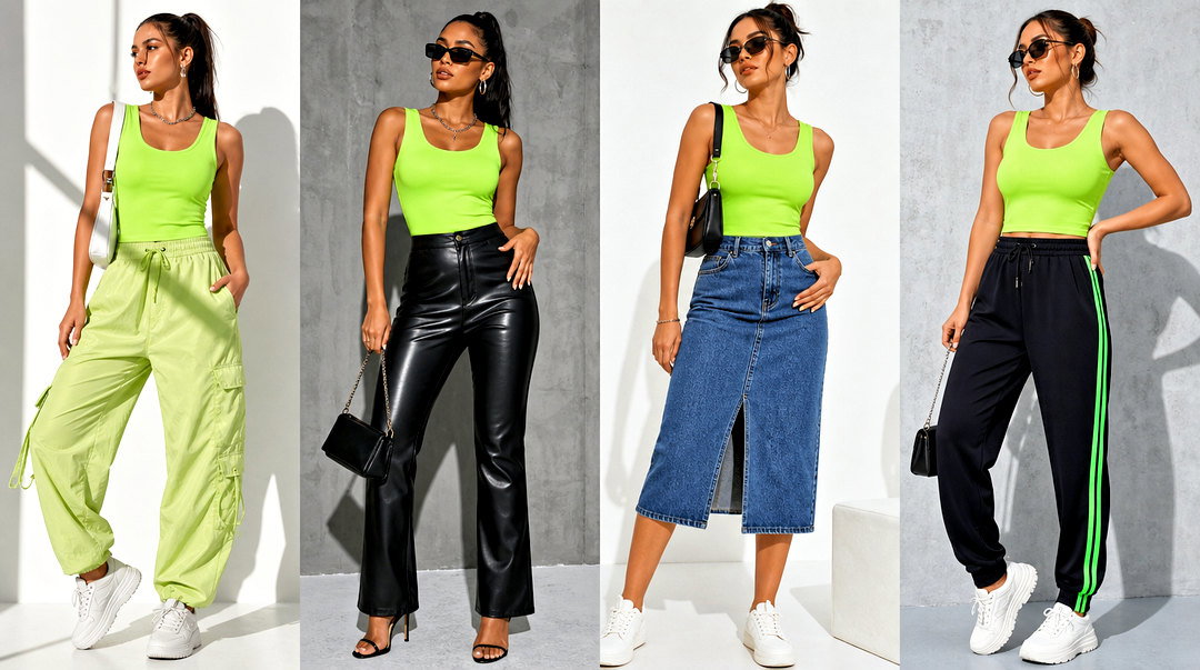 25 Glow in the Dark Tank Top Outfit Ideas for Party Nights