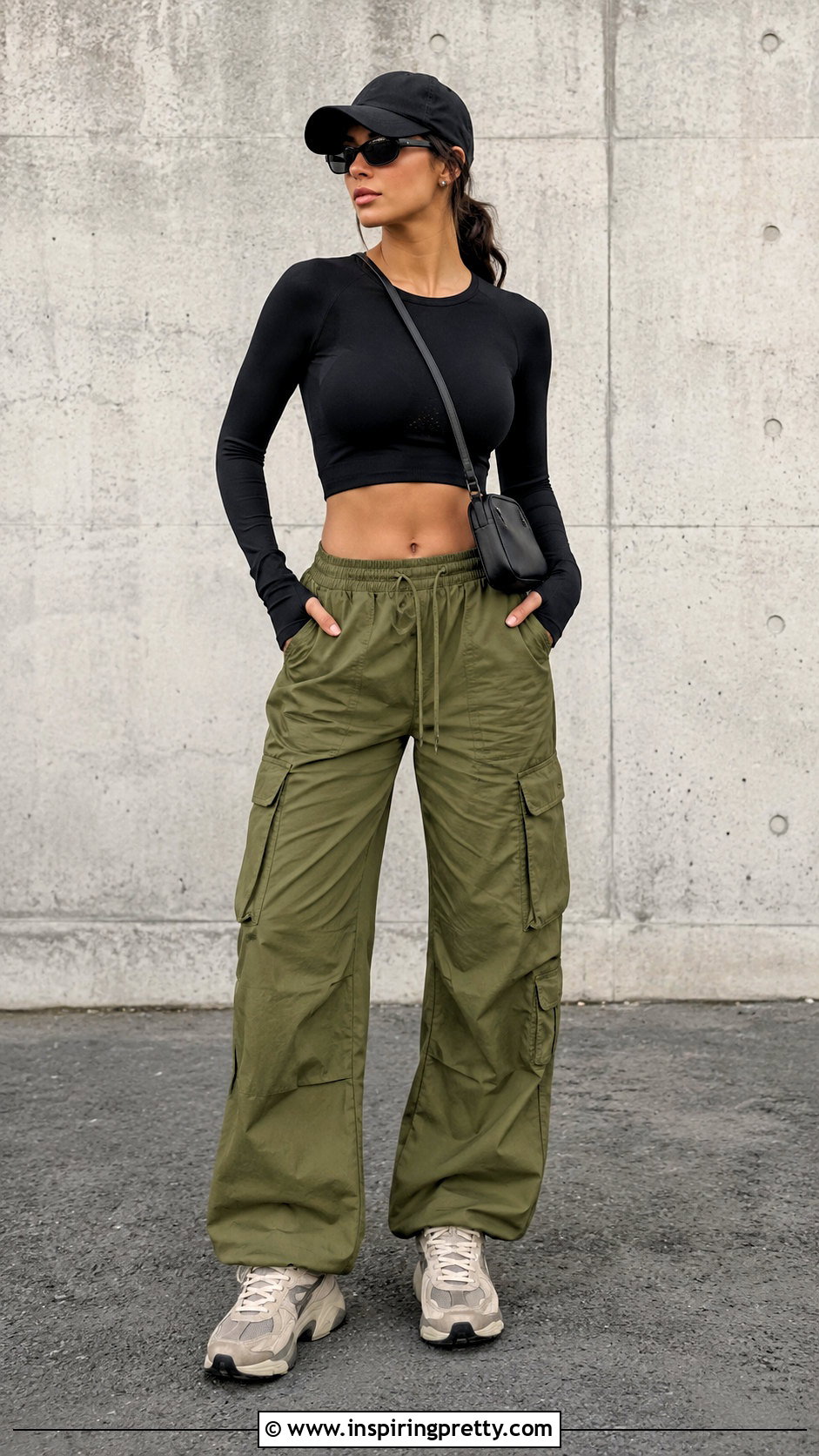 Go For Gold Seamless Top With Cargo Pants - 20 go for gold seamless top outfit ideas