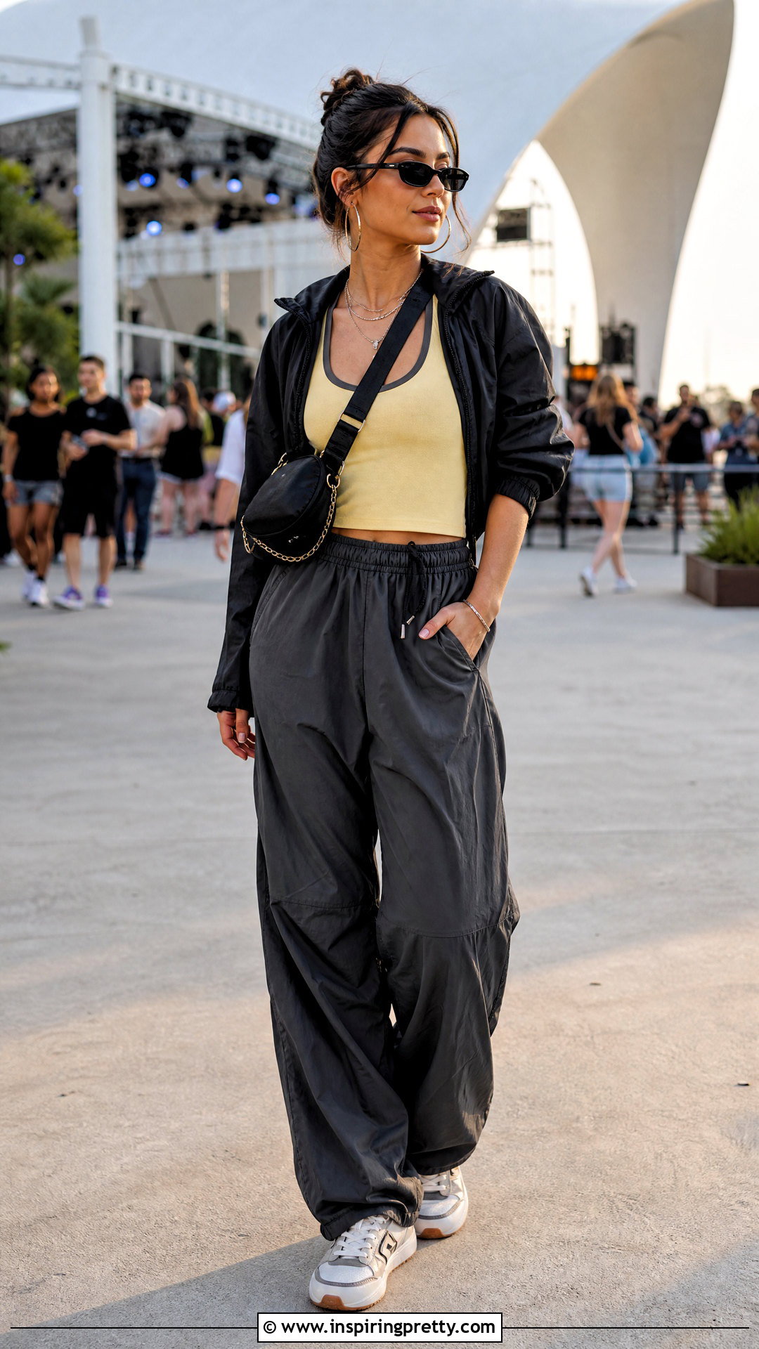 Go For Gold Urban Top With Parachute Pants - 20 Go For Gold Urban Top Outfit ideas