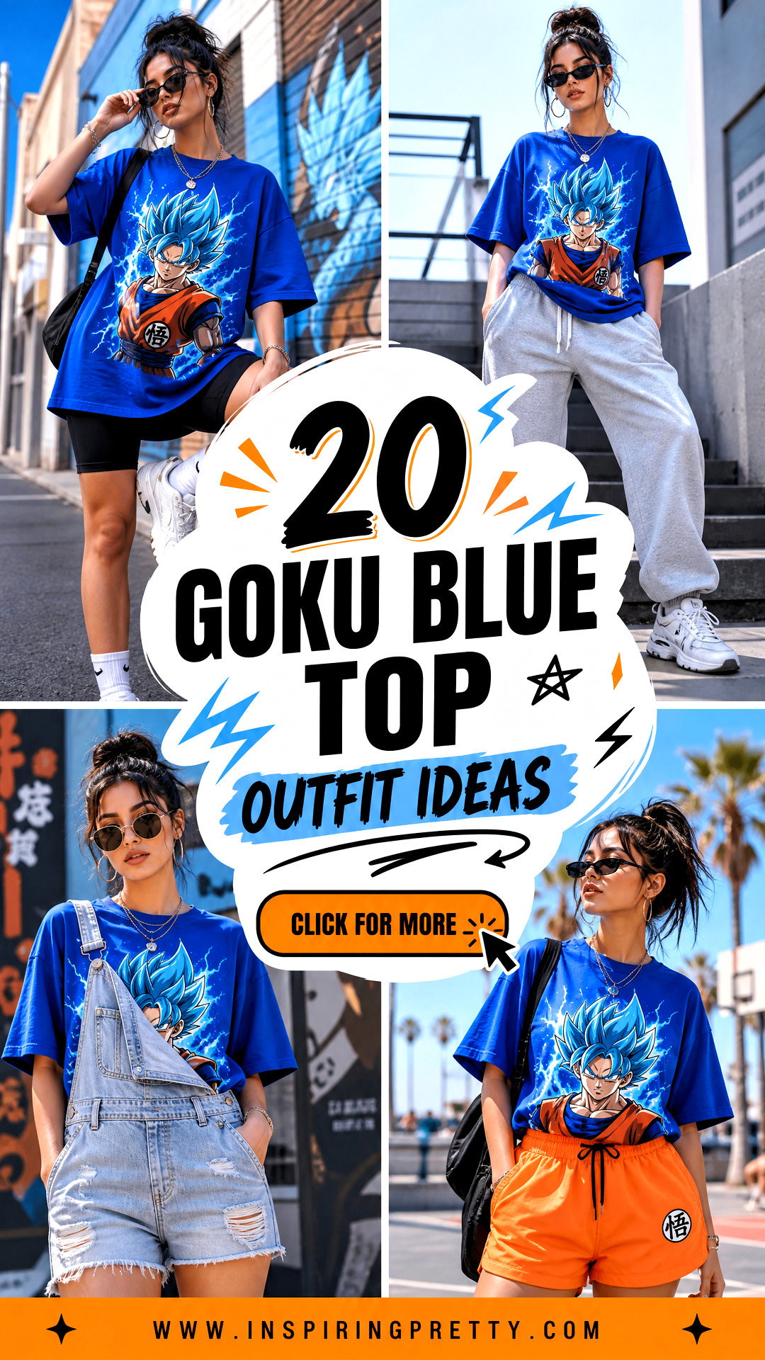 20 Goku Blue Top Outfit Ideas Bold Anime-Inspired Looks for Fans - 20 Goku Blue Top Outfit Ideas: Bold Anime-Inspired Looks for Fans