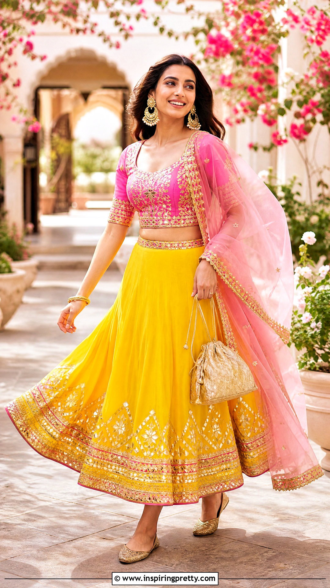 Gota Patti Skirt And Top Indian Outfit - 50 skirt and top indian outfits
