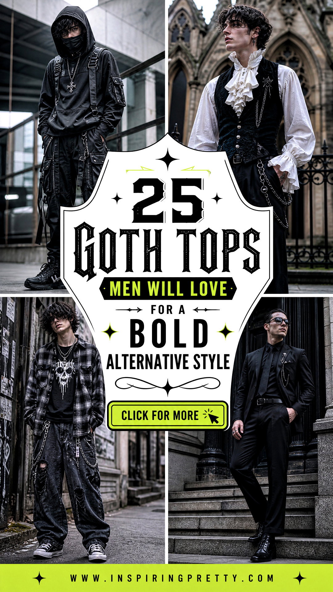 25 Goth Tops Men Will Love for a Bold Alternative Style - 25 Goth Tops Men Will Love for a Bold Alternative Style