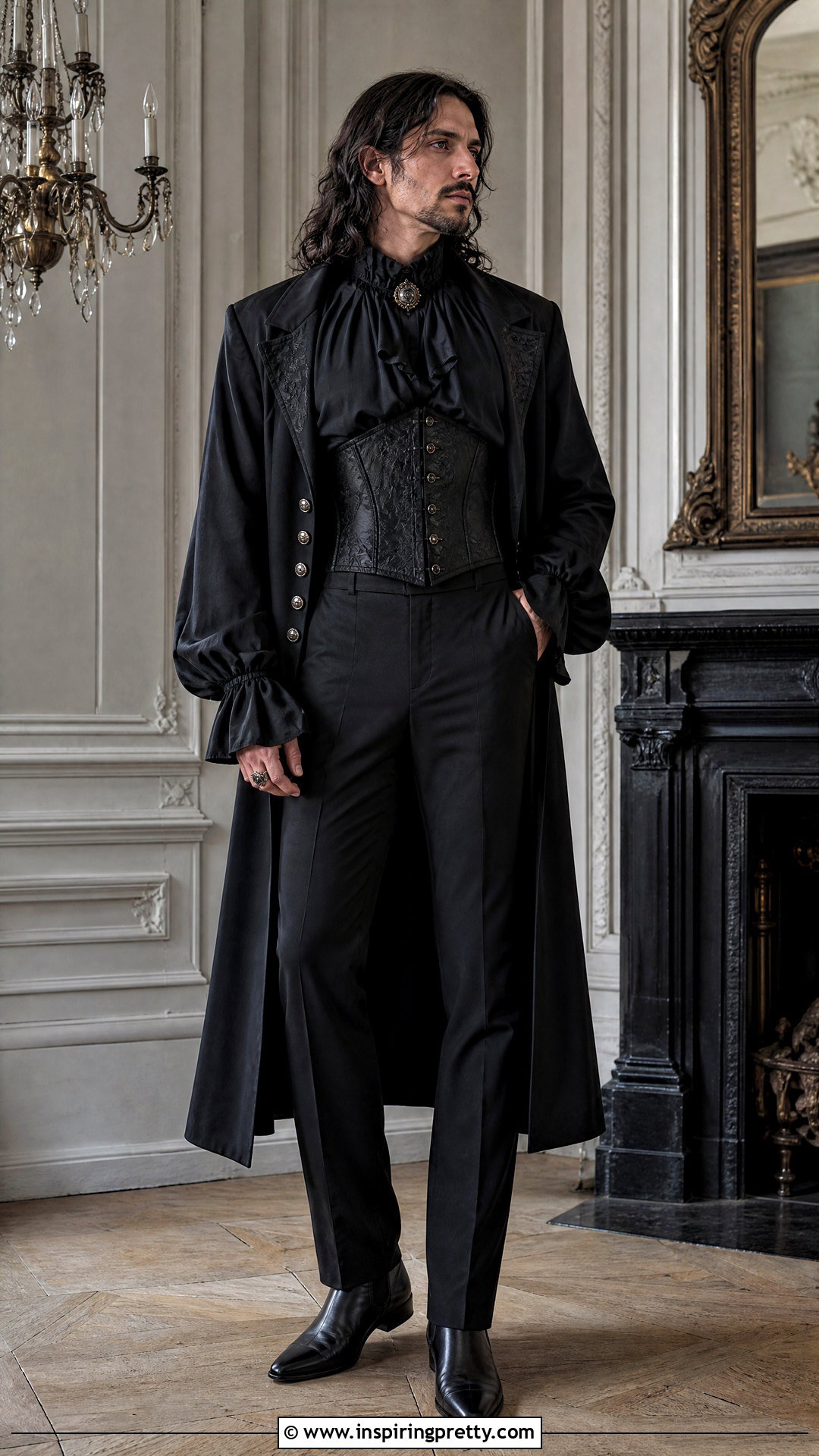 Gothic Corset Vest Outfit - 25 gothic tops men