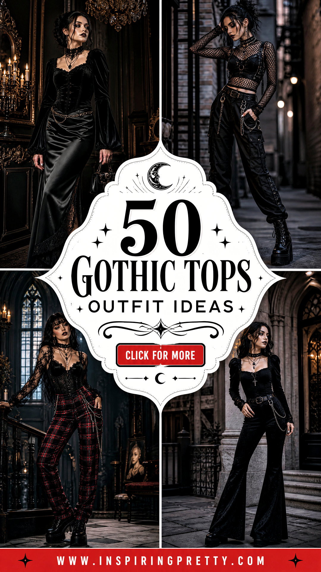 50 Gothic Tops Outfit Ideas for Dark Dramatic Everyday Style - 50 Gothic Tops Outfit Ideas for Dark, Dramatic Everyday Style