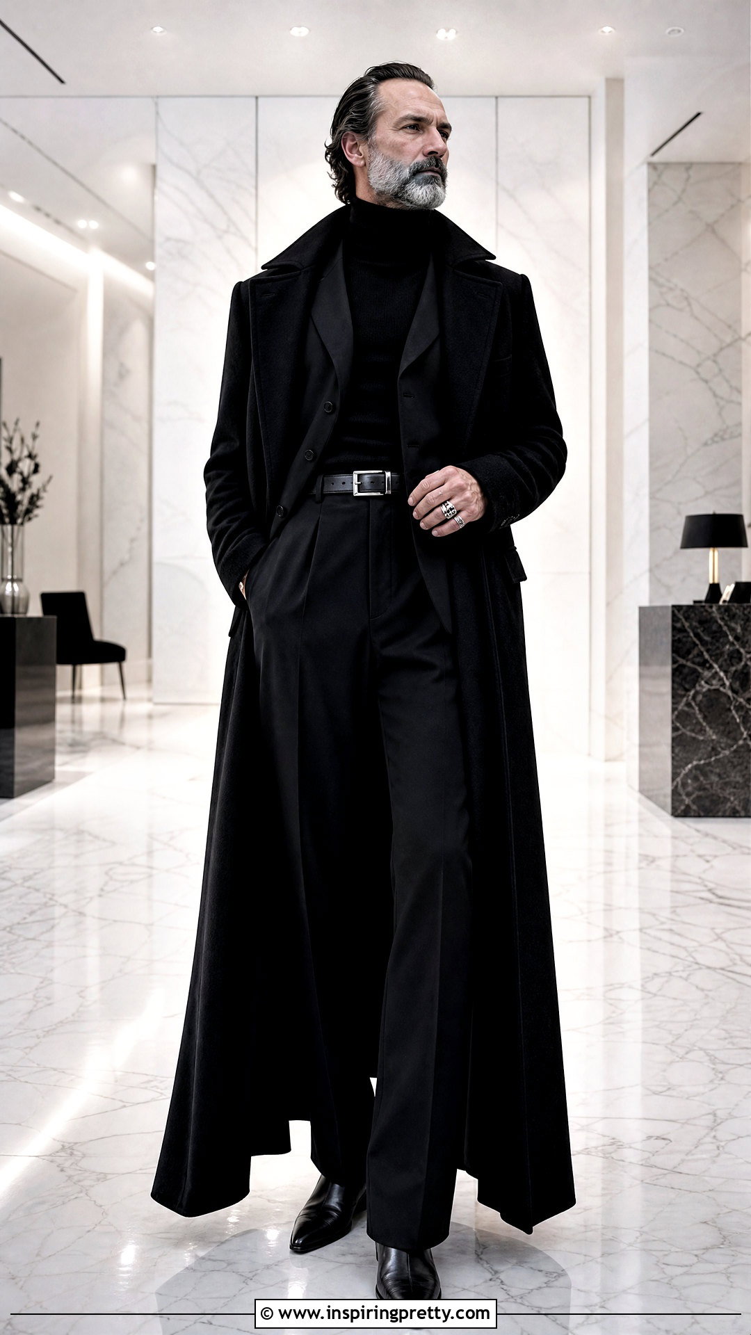 Gothic Turtleneck Outfit - 25 gothic tops men