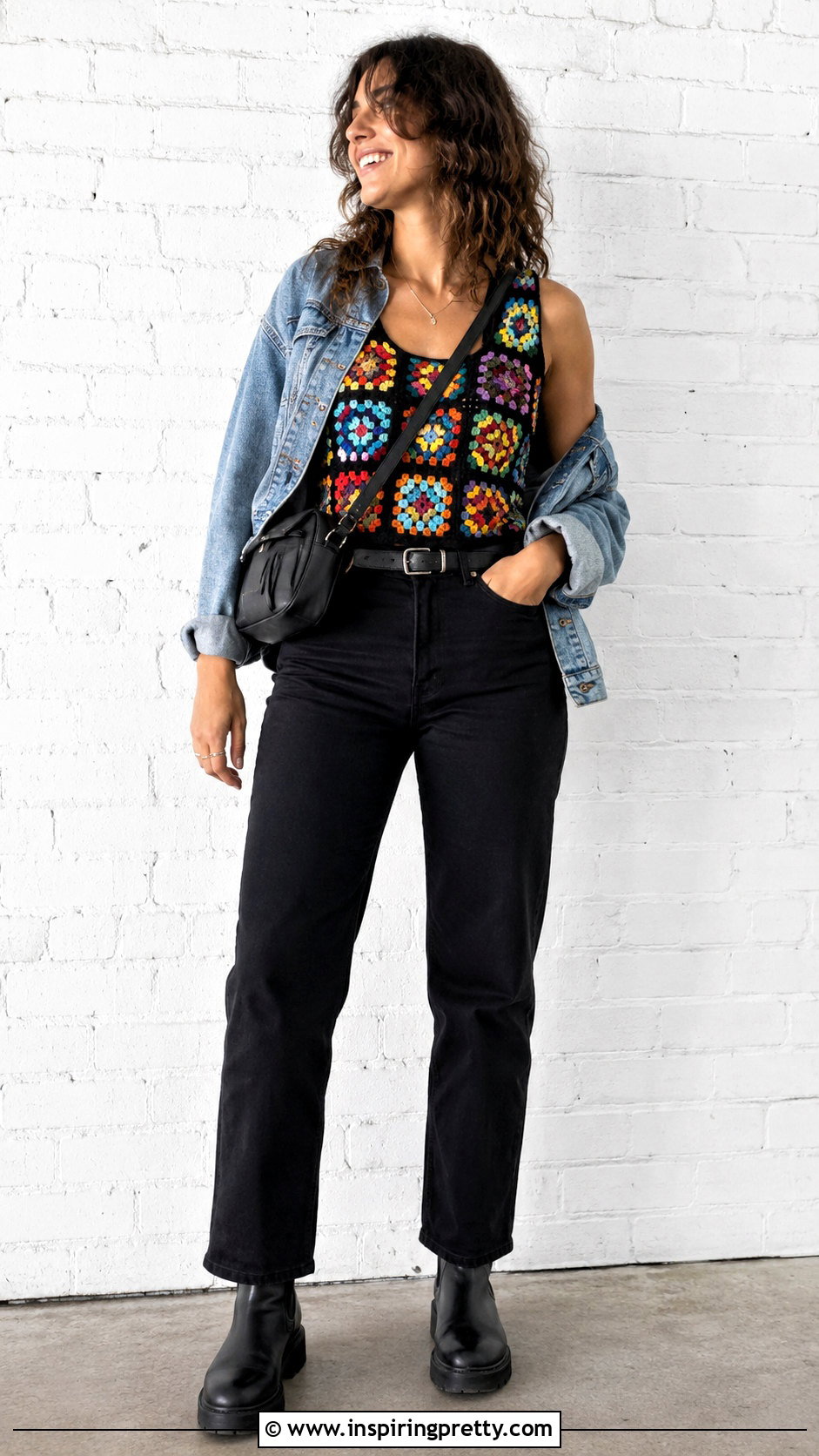 Granny Square Tank Top Concert Outfit - 50 granny square tank top outfit ideas