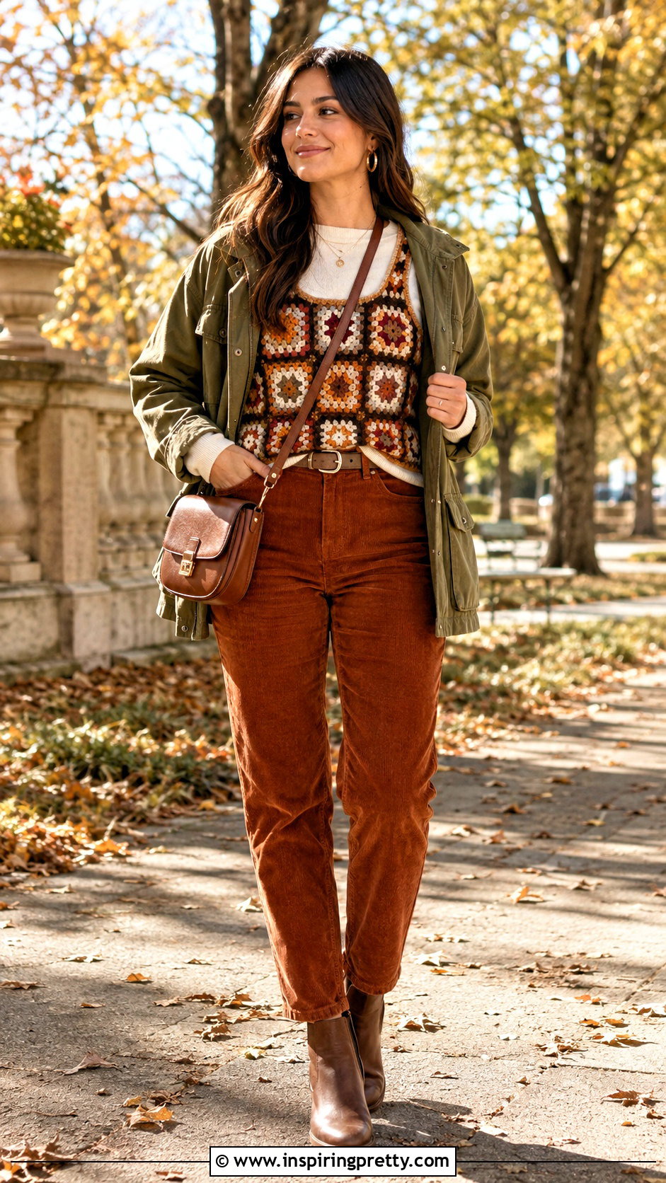 Granny Square Tank Top Fall Outfit - 50 granny square tank top outfit ideas