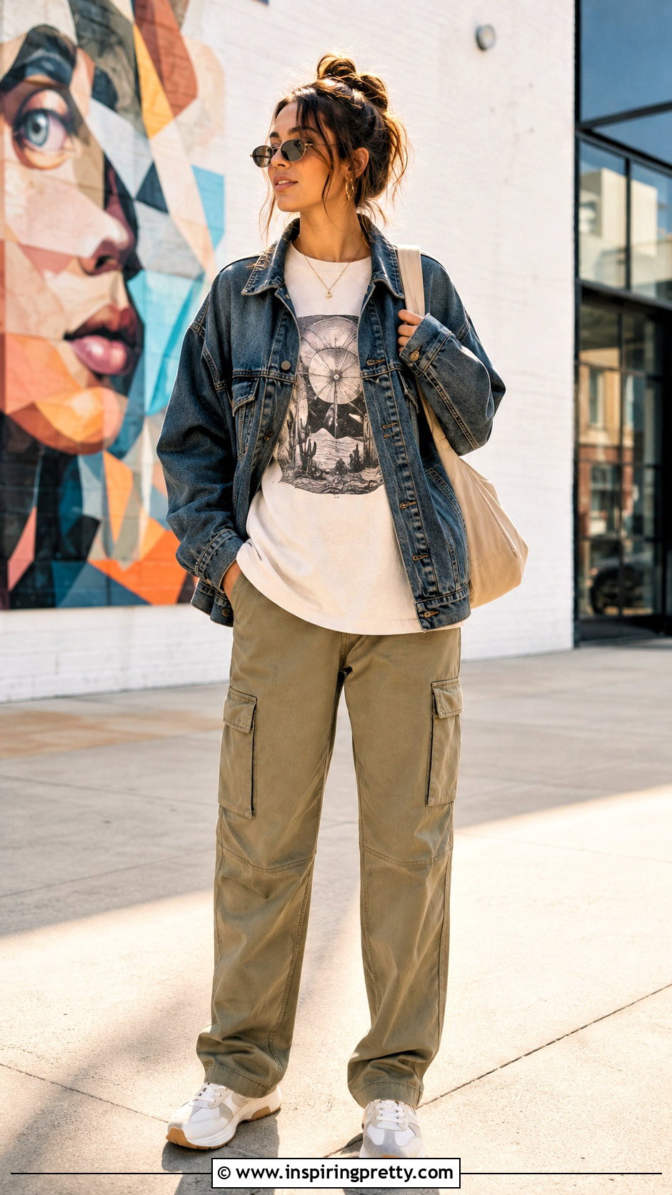 Graphic Tee With Cargo Pants - 50 types of tops with names