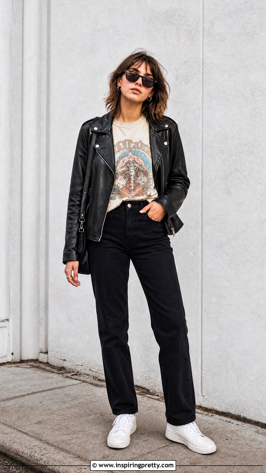 Graphic Top With Black Jeans - 50 women's top