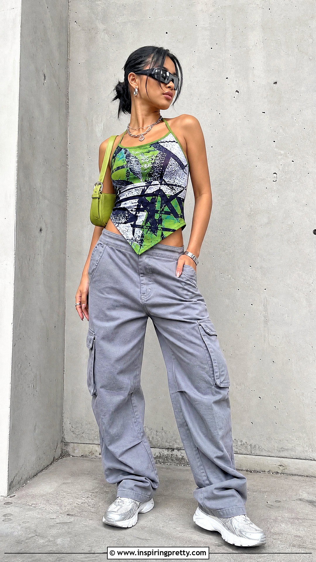 Graphic Y K Halter Top Outfit - 50 y2k halter top outfit ideas