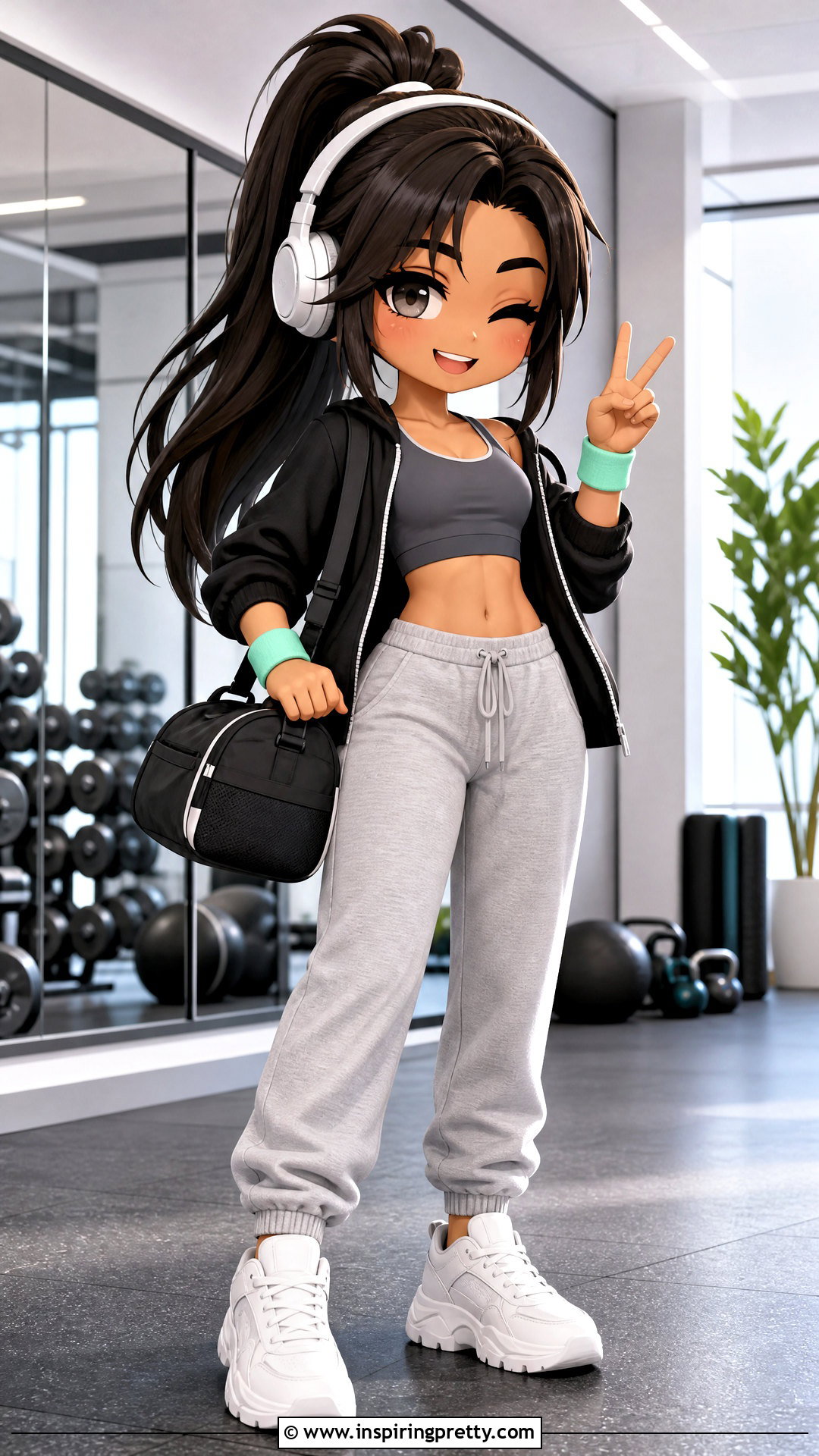 Gray Crop Top And Joggers Outfit - 25 gacha life crop top outfit ideas