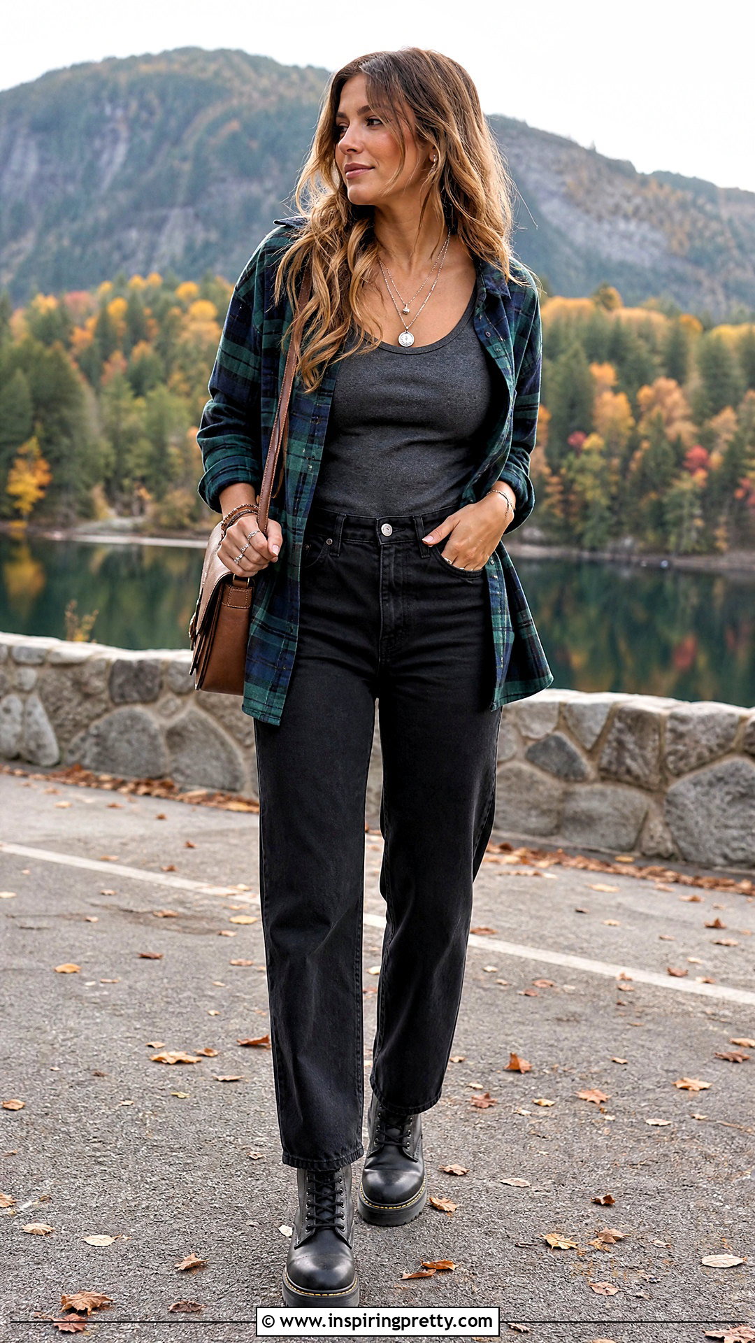 Gray Tank Top With Black Jeans And Plaid Shirt - 20 gray tank top on hanger outfit ideas