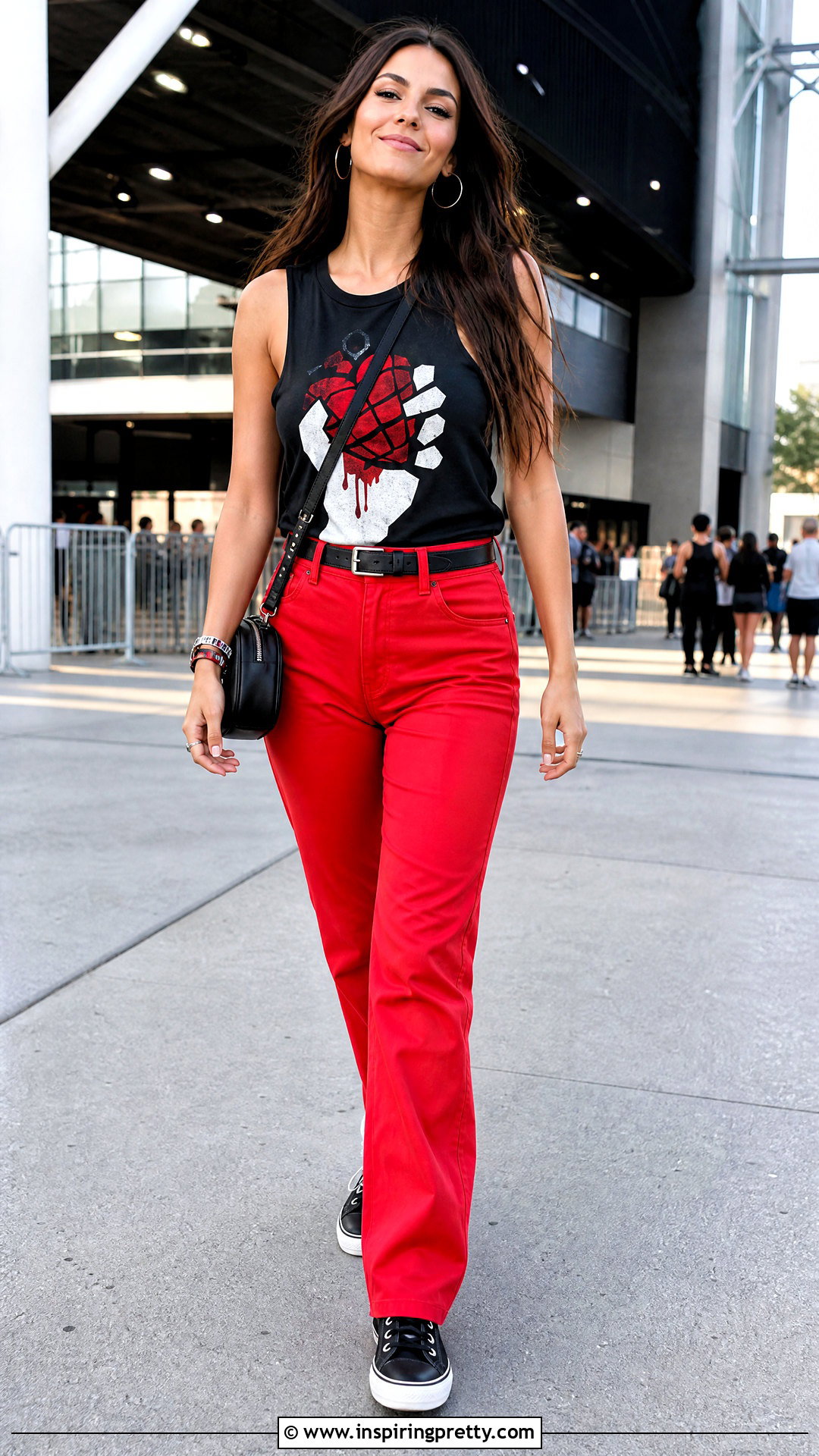 Green Day Tank Top With Red Pants - 25 green day tank top outfit ideas