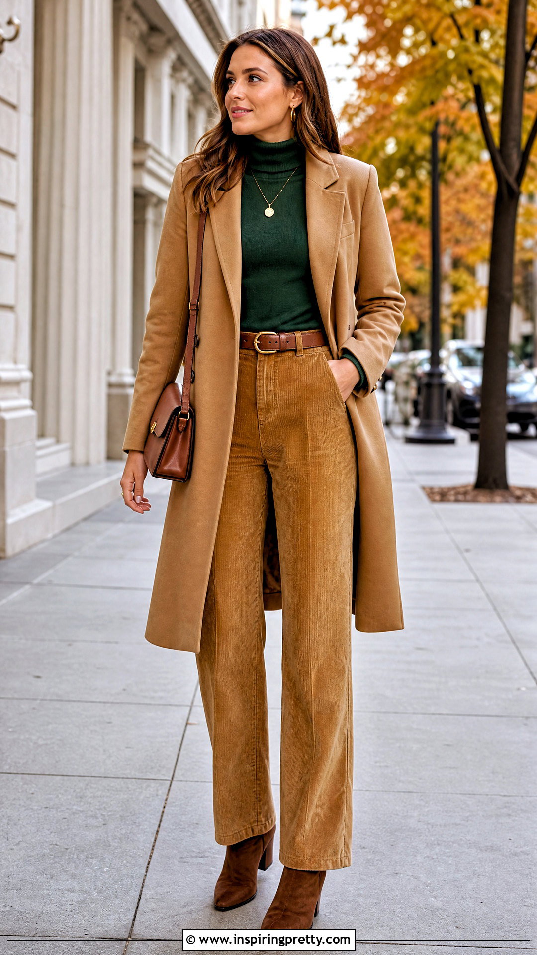 Green Top With Corduroy Pants - 50 green top outfit ideas
