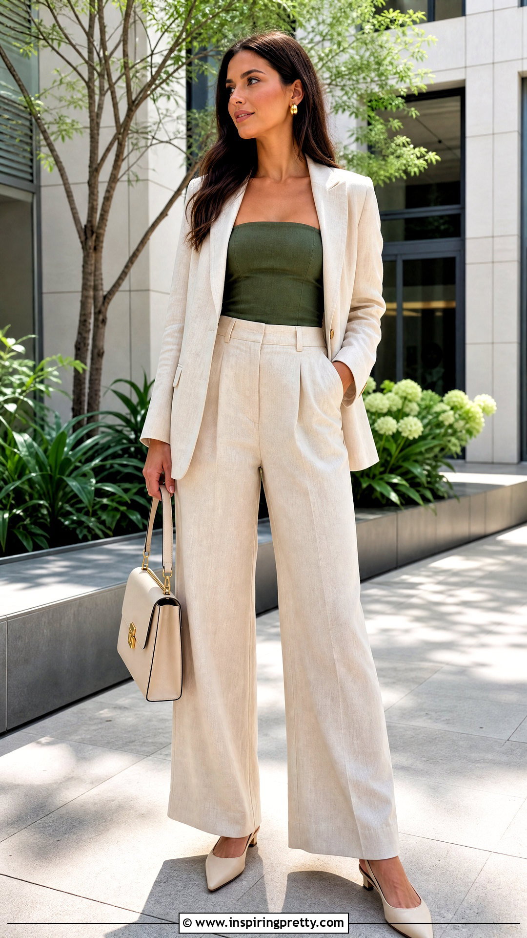 Green Tube Top With Summer Suit - 50 green tube top outfit ideas