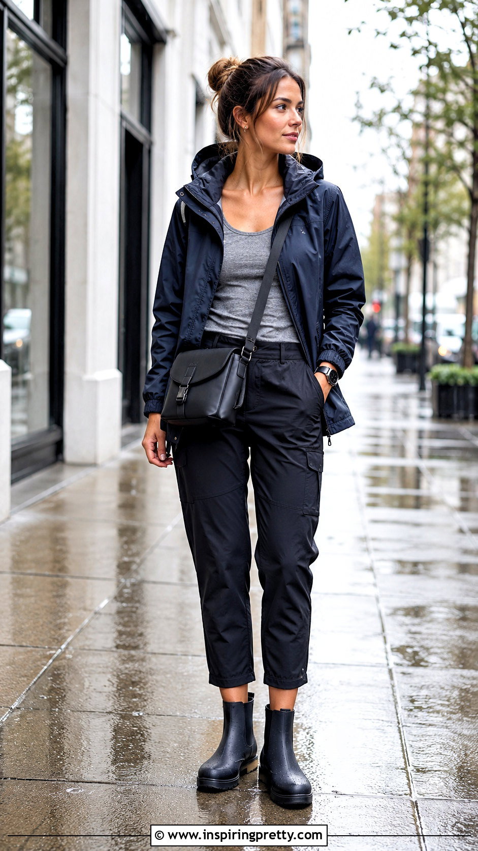 Grey Tank Top Rainy Day Outfit - 50 grey tank top outfit ideas