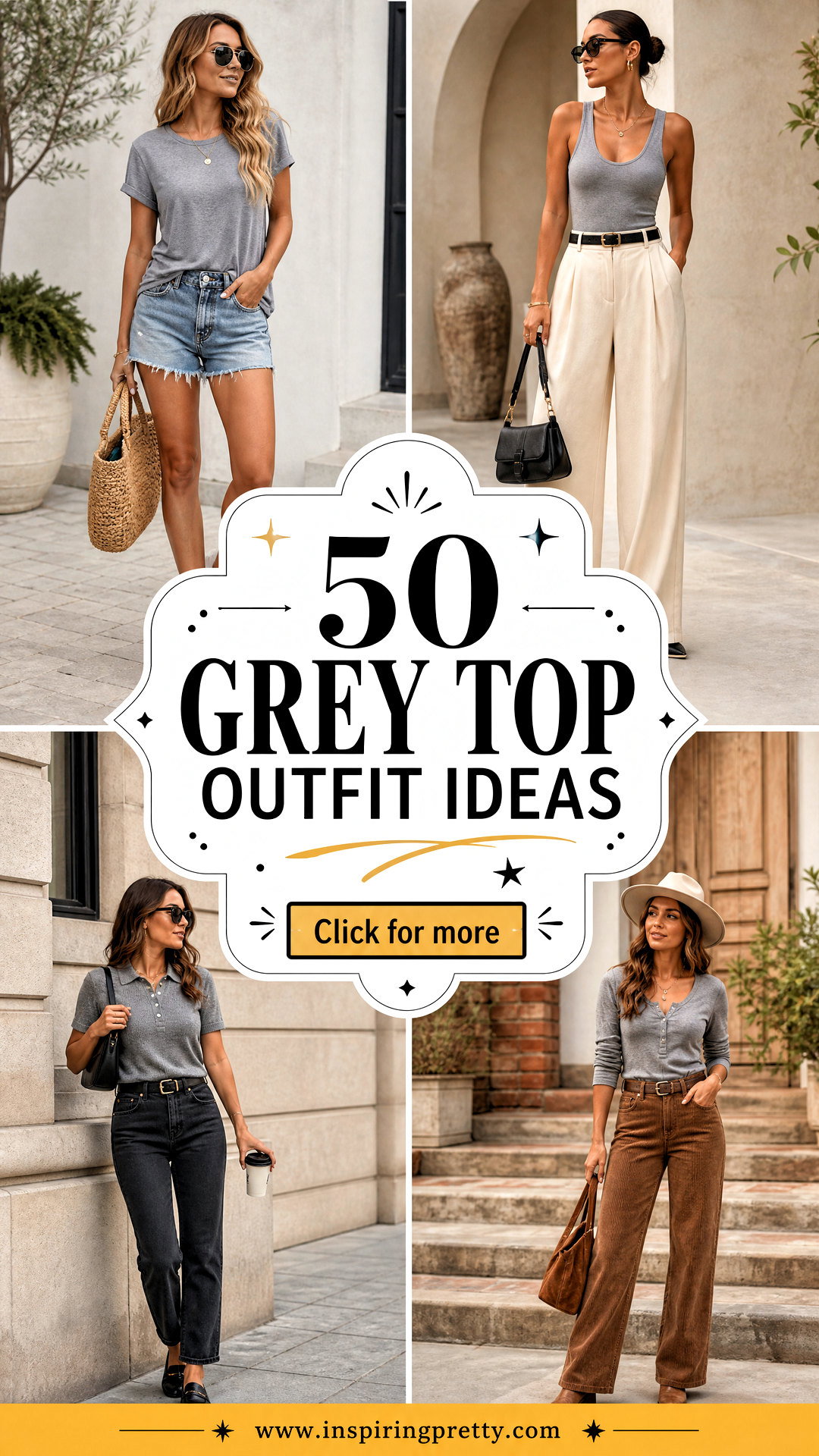 50 Grey Top Outfit Ideas for Polished Versatile Looks - 50 Grey Top Outfit Ideas for Polished, Versatile Looks