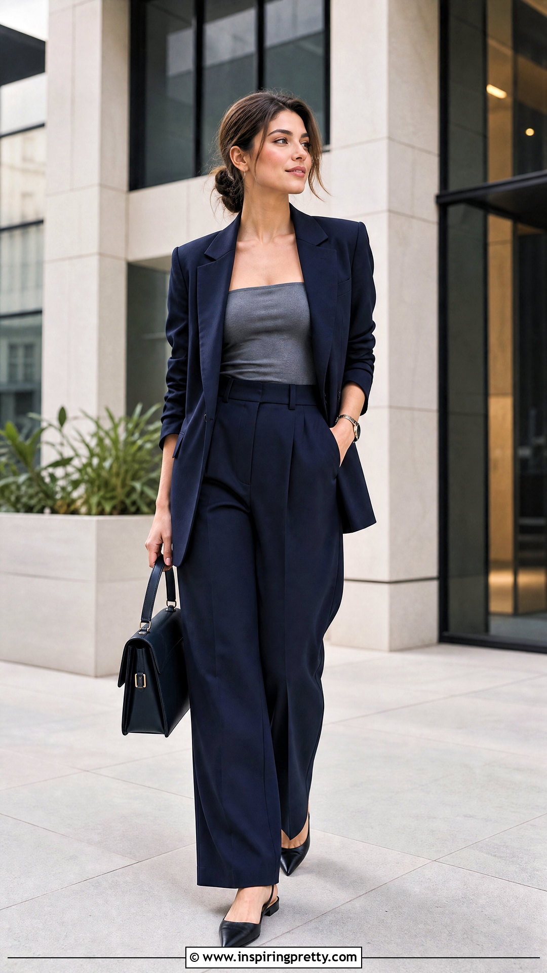 Grey Tube Top With Suit - 50 grey tube top outfit ideas